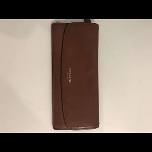 Coach leather wallet